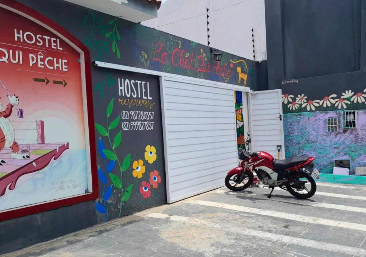 "LE CHAT QUI PECHE" Hostel a 150 metros PRAIA PAJUCARA SAUNA & PISCINA Maceió Exterior foto
